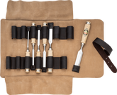 Kirschen 1161006 Stechbeitelsatz in Ledertasche, 6-tlg.